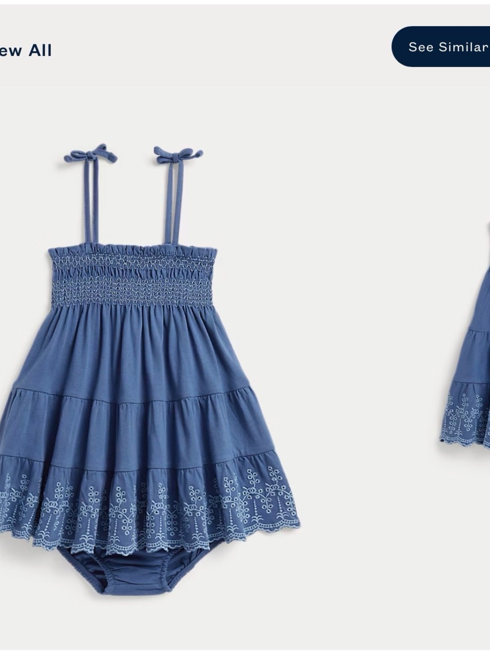 Ralph Lauren Baby Dress and Bloomer